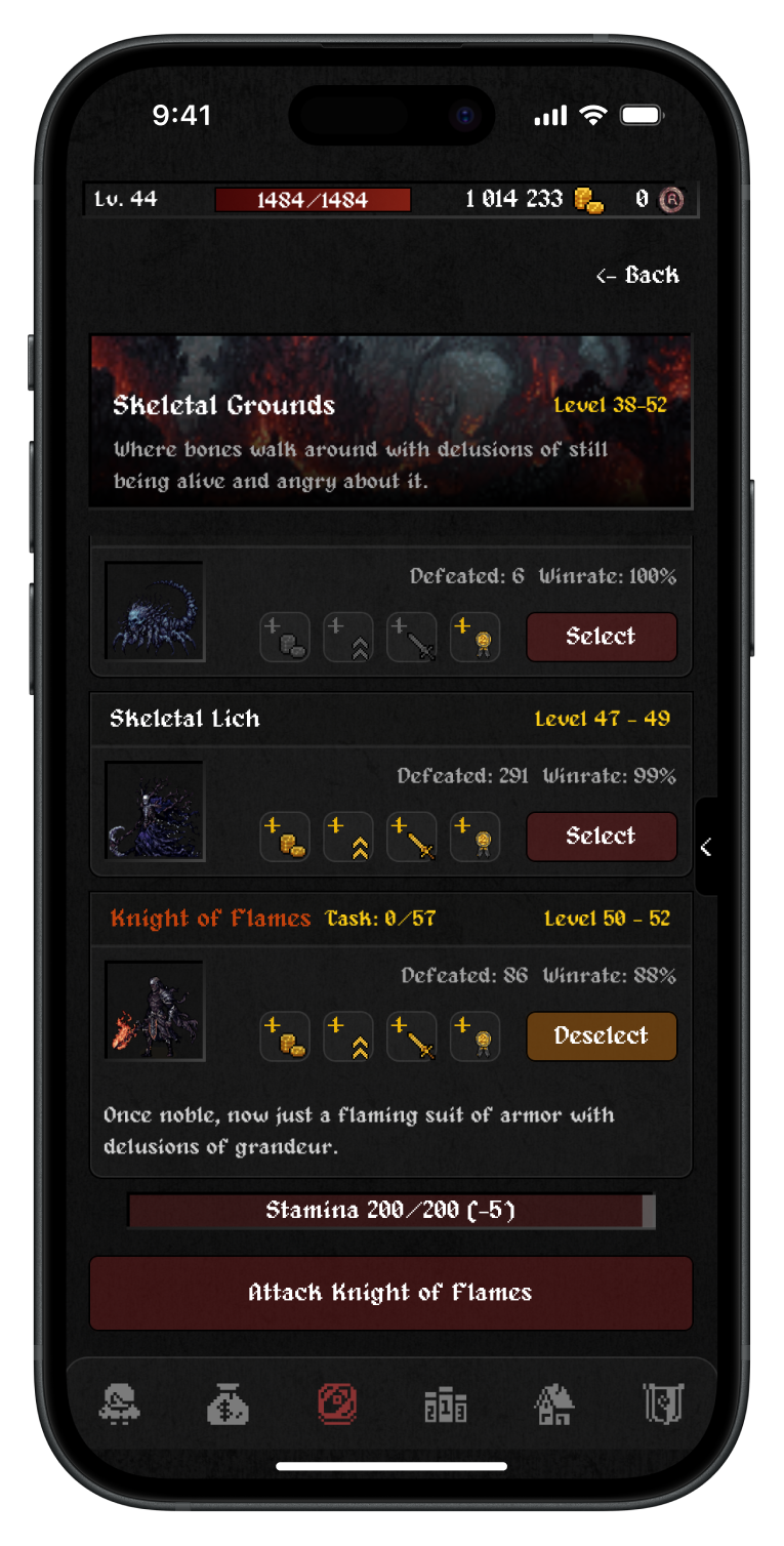 EXPLORE AND FIGHT MONSTERS