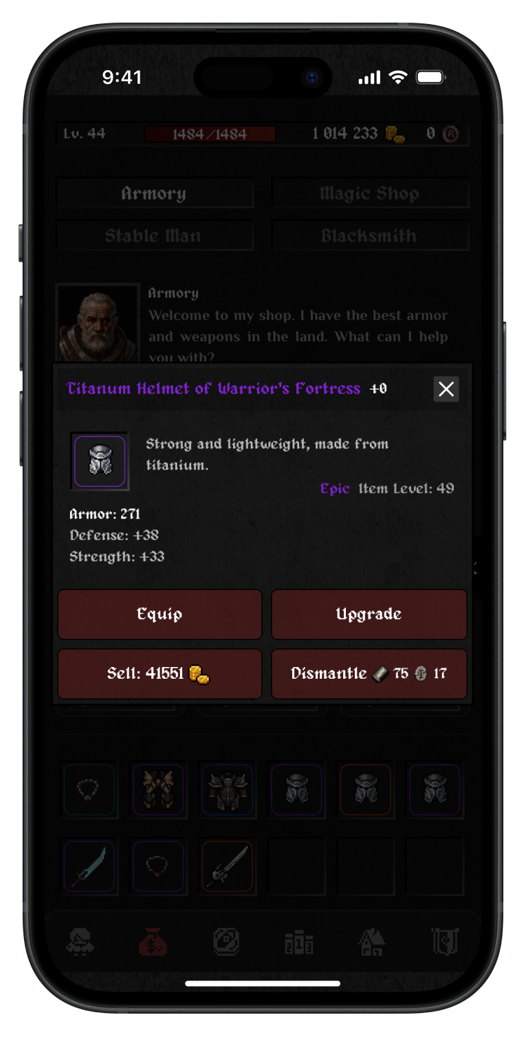 SEEK FOR PERFECT EQUIPMENT